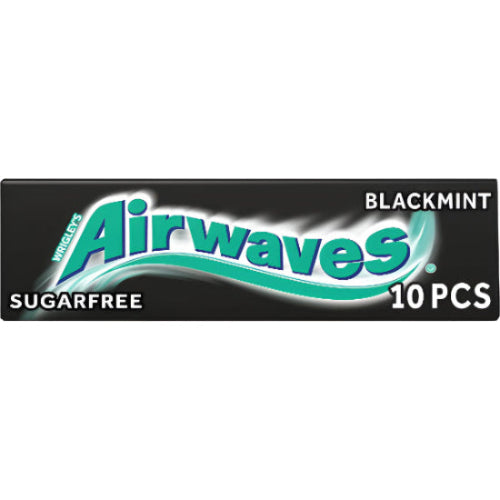 Wrigley's Airwaves Black Mint Chewing Gum Sugar Free 14G ( BB 21/03/2025 )
