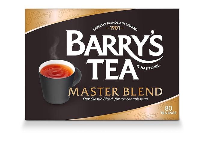 Barry's Tea Master Blend 80 Teabags 250g BB 30/08/2025)