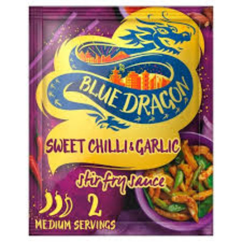 Blue Dragon Stir Fry Sweet Chilli & Garlic Sauce 120G ( BB 30/01/2028 )