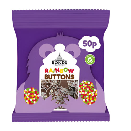 Bonds of London Rainbow Buttons 50g (BB 28/02/2026)
