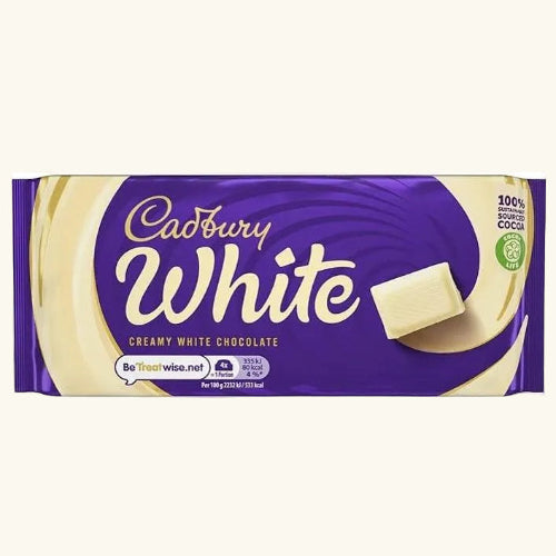 Cadbury Creamy White Chocolate Bar 90g (BB 28/04/2026)
