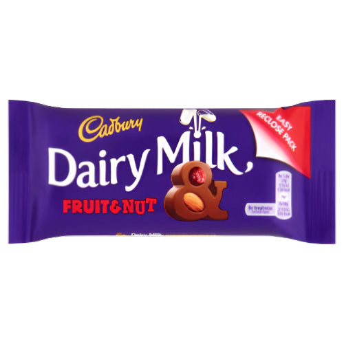 Cadbury Dairy Milk Fruit & Nut 54G Ireland ( BB 30/07/2025 )