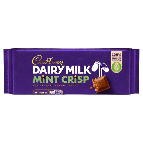 Cadbury Dairy Milk Mint Crisp 54G Ireland ( BB 16/01/2026)