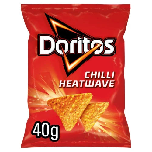 Doritos Chilli Heatwave Tortilla Chips 40g (BB 18/10/2025)