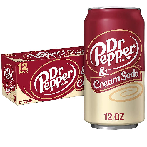 Dr Pepper Cream Soda 355ml USA