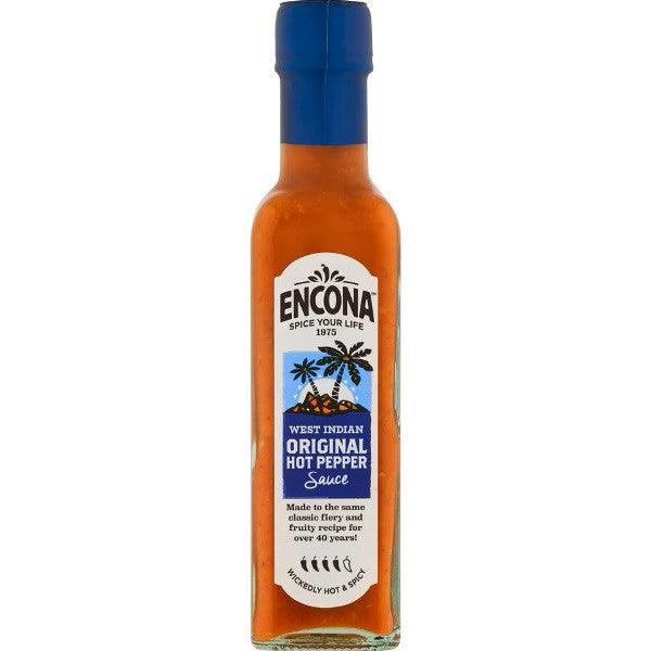 Encona Original Hot Pepper Sauce 142ml (BB 31/10/2026)
