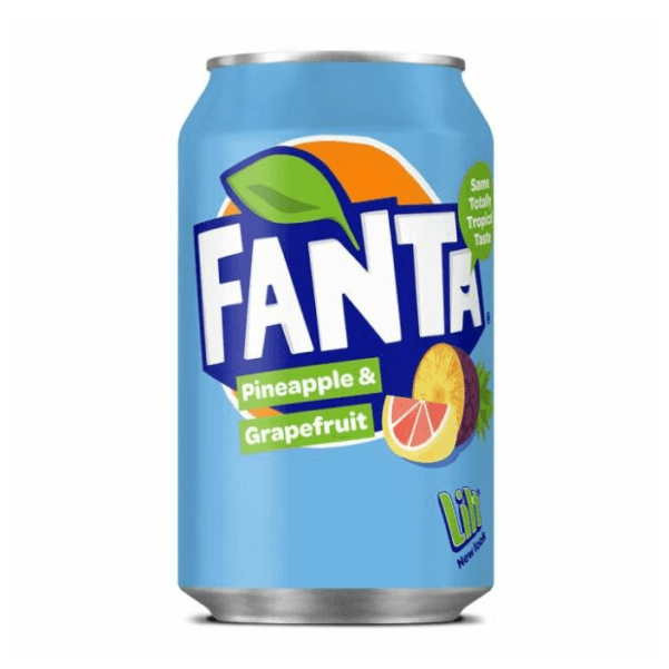 Fanta Pineapple & Grapefruit UK 330ML (BB 30/11/2025)