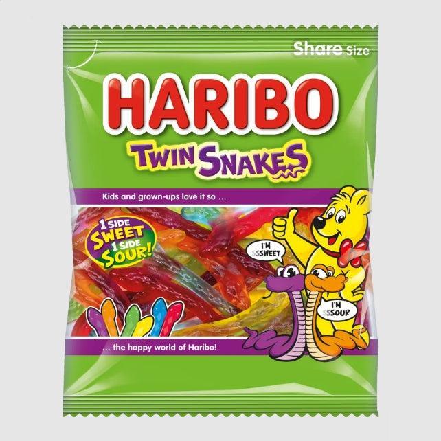 Haribo Twin Snakes 140g (BB 11/2025)
