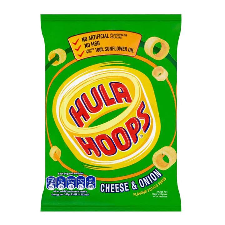 Hula Hoops Cheese & Onion Flavour 34g (BB 11/10/2025)