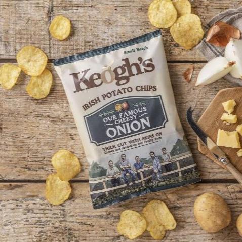 Keogh's Crisps Irish Cheese & Onion 40g ( BB 04/07/2025)