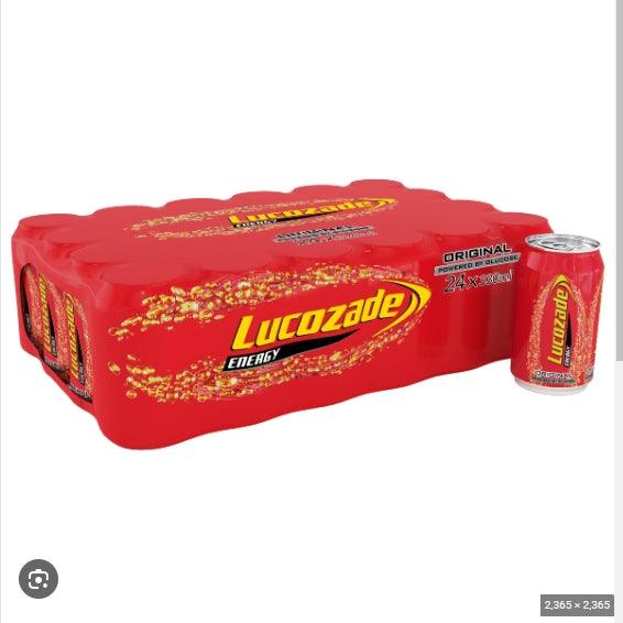 Lucozade Energy Original Can 330ml (BB 31/10/2025)