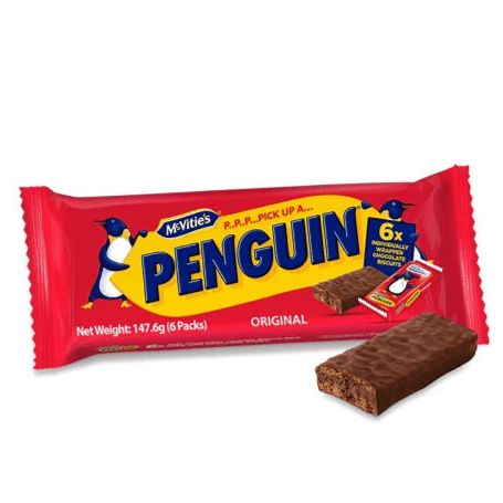 McVitie's Penguin Original Biscuit Bar Packet 7*Bars 172.2g( BB 24/01/2026)