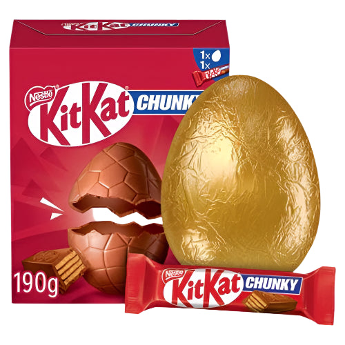 Nestle Kit Kat Chunky Larger Easter Egg 190G ( BB 30/06/2025 Due to delivery time constraints, Easter eggs for local pick-up or deliveries less than 10 km from our Hotham Milk Bar ONLY!!! ))