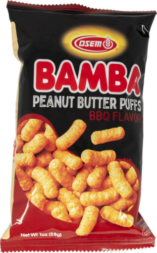 Osem Bamba Peanut Butter Puffs BBQ Flavour 28G (BB 19/08/2026)