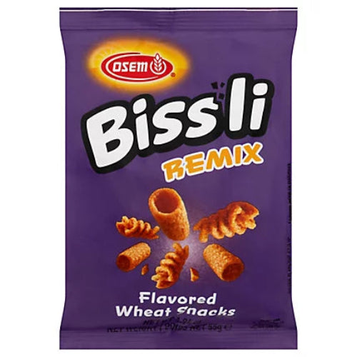 Osem Bissli Remix Flavored Wheat Snacks kosher 70G (BB 26/07/2026)