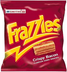 Smiths Frazzles Crispy Bacon Flavour Corn Snacks 41g ( BB 01/11/2025)