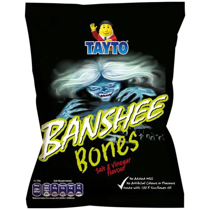 Tayto Banshee Bones Salt & Vinegar Favour 40g (BB 13/04/2026)