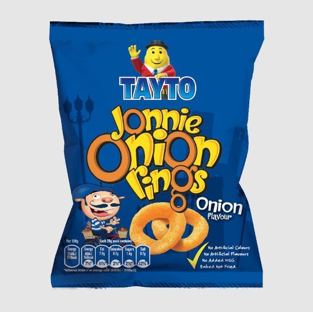 Tayto Jonnie Onion Flavour Rings 28g (BB 06/05/2025)