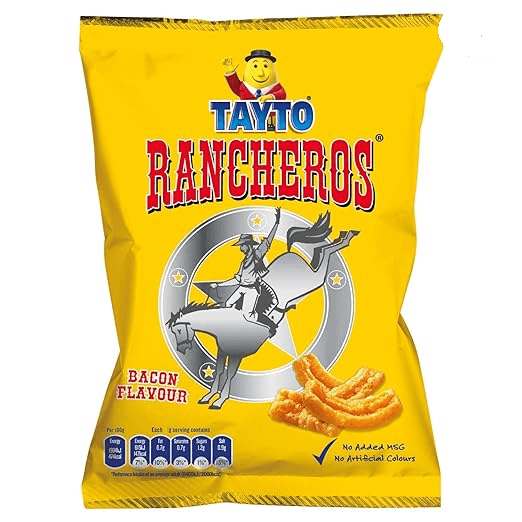Tayto Rancheros Bacon Flavour 31g ( BB 28/04/2025)
