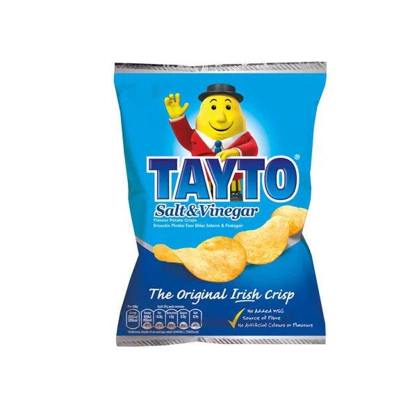 Tayto Salt & Vinegar Crisps 35g (BB 22/04/2026)
