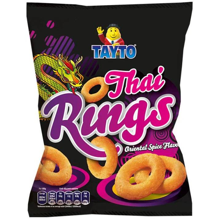 Tayto Thai Rings Oriental Spice Flavour 42g (BB 20/07/2026)