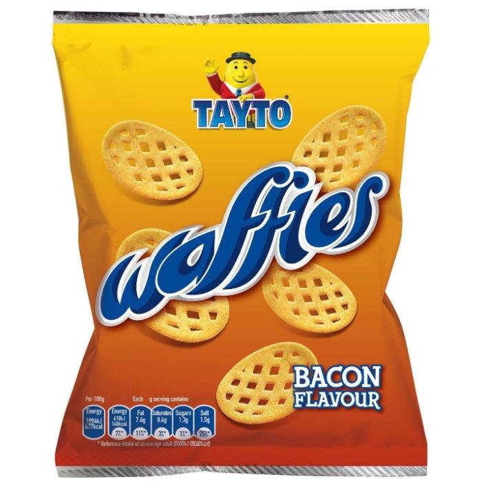 Tayto Waffle Bacon Flavour Crisps 31g (BB 03/04/2026)