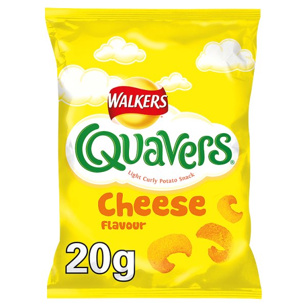 Walkers Quavers Cheese Snacks Crisps 20g( BB 16/05/2026)
