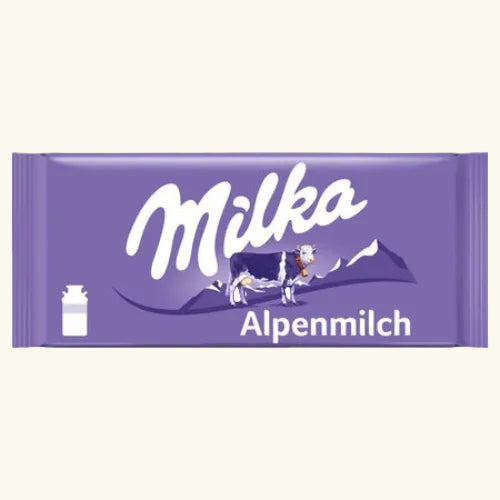 Milka Alpenmilch (Alpine Milk) Bar 90g (BB 17/05/2026)