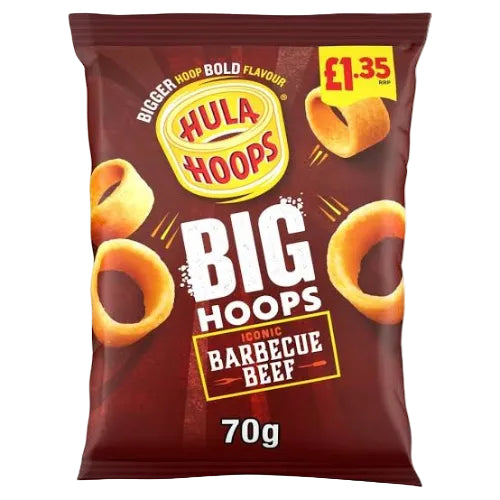 Hula Hoops BBQ Beef 70G (BB 31/10/2026)