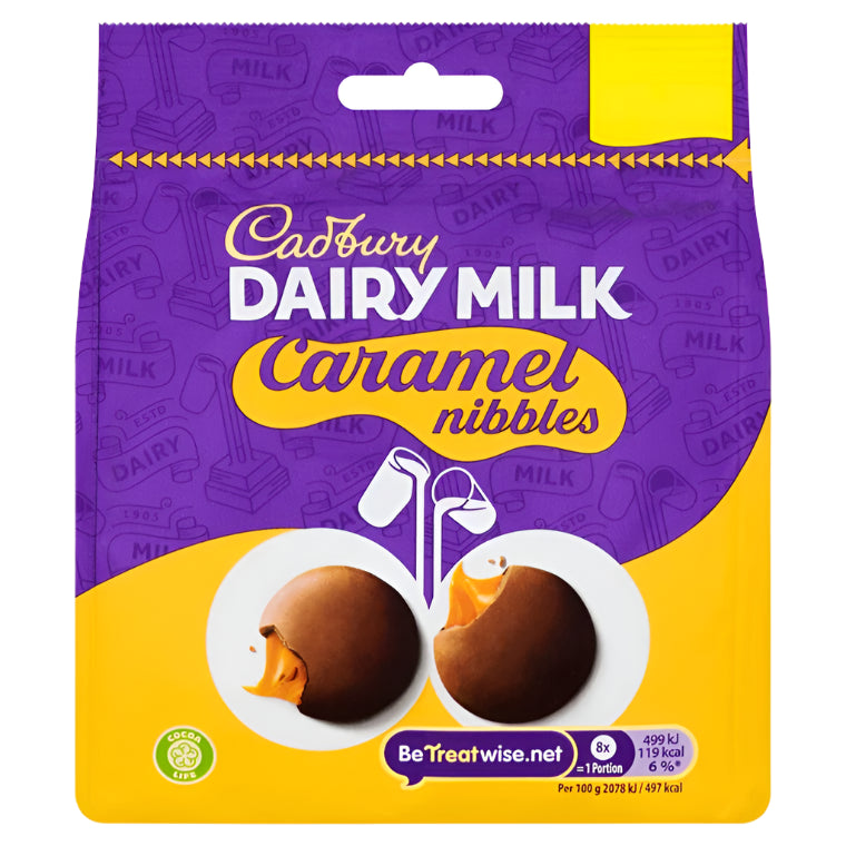 Cadbury Dairy Milk Caramel Nibbles Buttons 85G ( BB 24/02/2026)