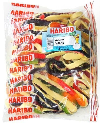 Haribo Yellow Bellies 150g Bulk Bag (BB 31/03/2026)