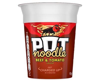 Pot Noodle Beef & Tomato 90g(BB 07/2025)