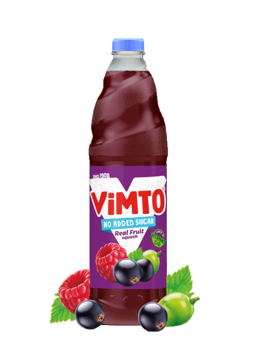Vimto Real Fruit Squash Cordial No Added Sugar 1L UK (BB 31/01/2026)