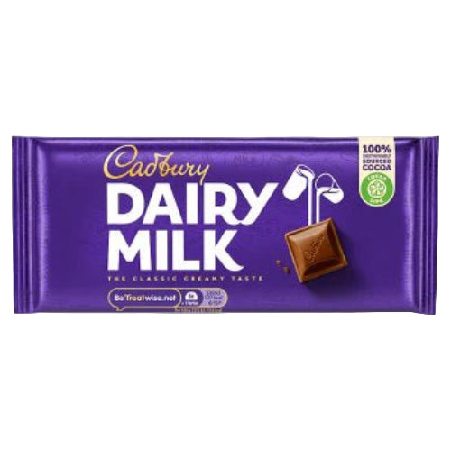 Cadbury Dairy Milk UK 95G (BB 19/04/2026)