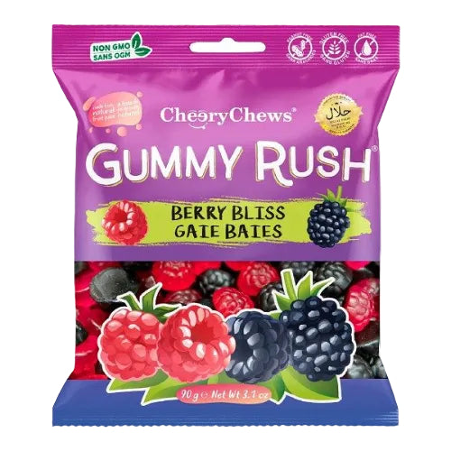Cheery Chews Gummy Rush Berry Bliss Bag 90G(BB 15/12/2027)