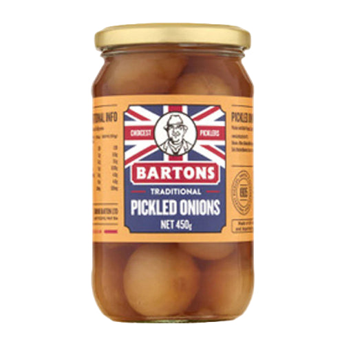 Bartons Traditional Pickle Onion UK 450G ( BB 31/08/2028)