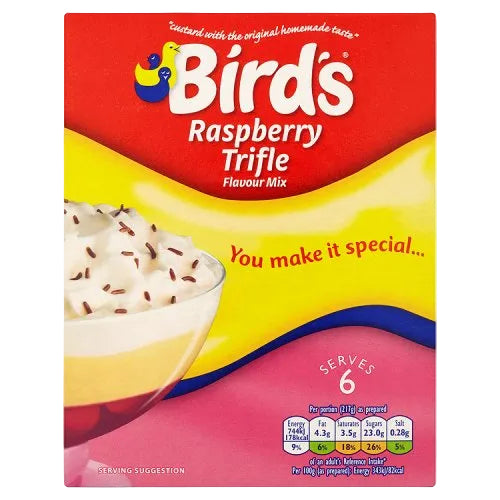Bird's Raspberry Trifle Kit 141g (BB 31/03/2027)