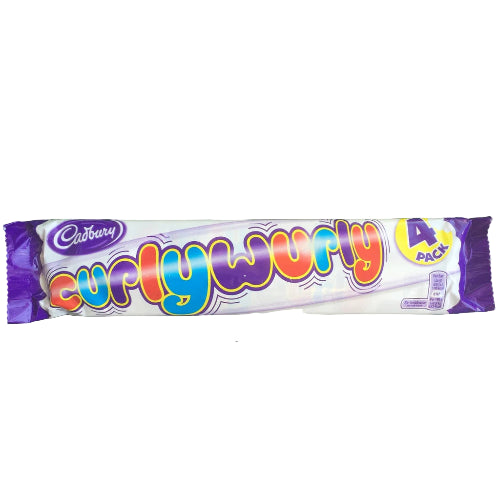 Cadbury CurlyWurly 4 Pack Multipack 86g(BB 30/01/2026)