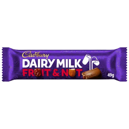 Cadbury Dairy Milk Fruit & Nut 49G UK ( BB 30/12/2026)