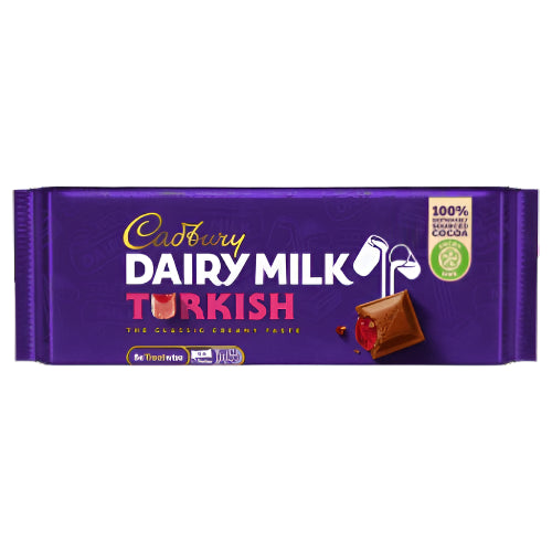 Cadbury Dairy Milk Turkish Chocolate Bar 47G Ireland( BB 05/09/2025 )