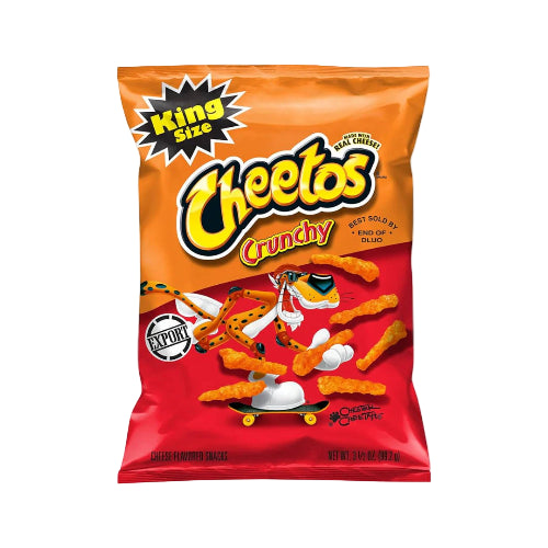 Cheetos  Crunchy King Size 3 1/2 OZ (99.2G) USA ( BB 31/03/2026 )