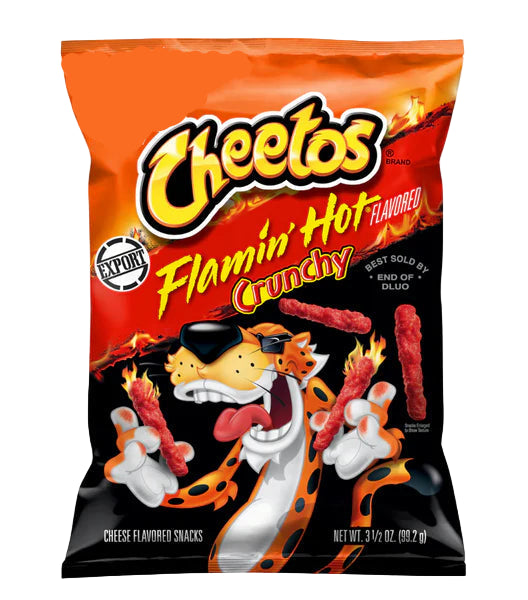 Cheetos Flaming Hot Crunchy 8oz 226.80G ( BB 28/02/2026 )
