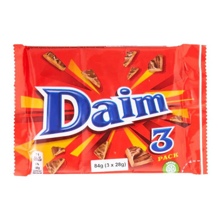 Daim Chocolate Bar 3pack x 28g 84g (BB 05/04/2025)