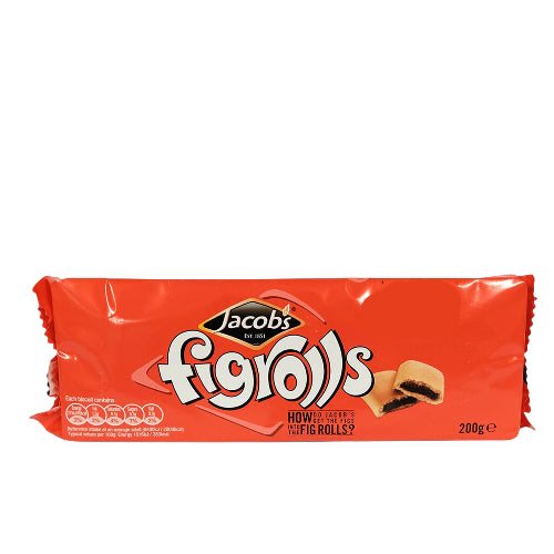 Jacob's Fig Rolls 200G UK( BB 23/03/2026)