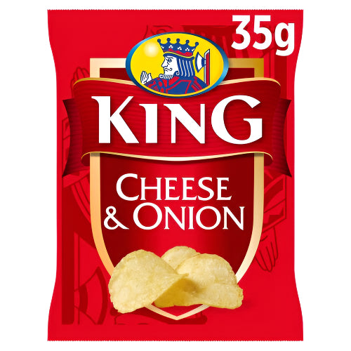 King cheese & onion 35g ( BB 28/07/2025)