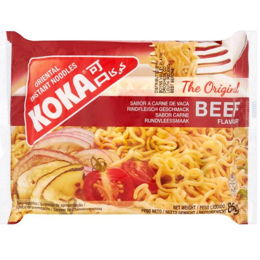 Koka Instant Noodles Beef Flavour 85g (BB 30/01/2025)