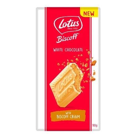 Lotus Biscoff White Chocolate Bar With Biscoff spread 180g （BB 20/05/2025）