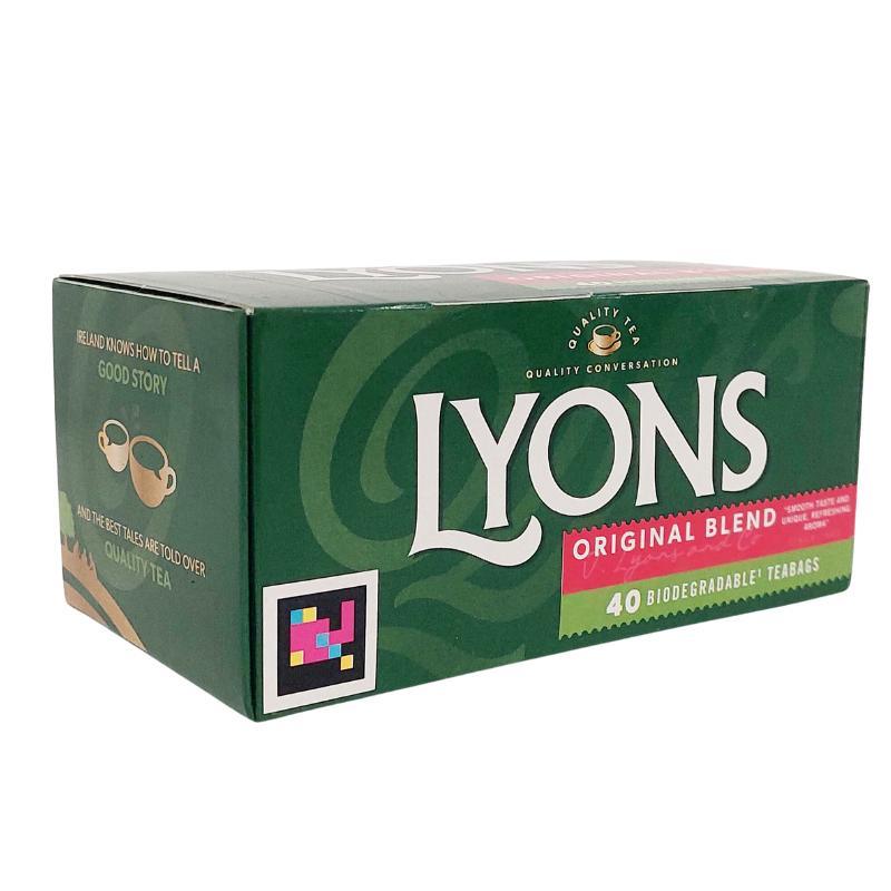 Lyons Tea String Lyons Original Blend 40s Biodegradable Tea Bags 116g (BB 09/2025 ...