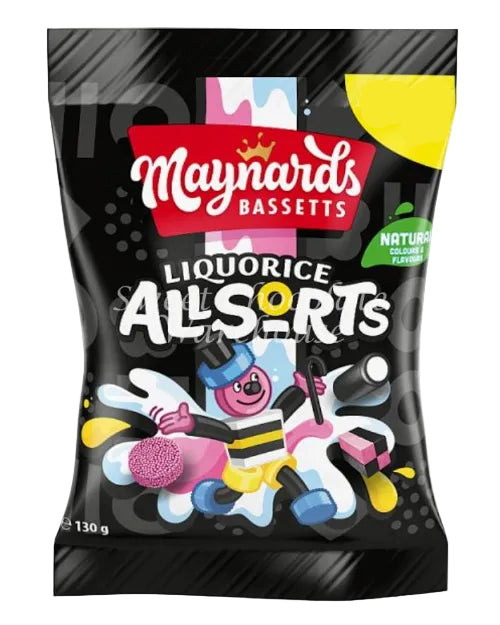 Maynards Bassetts Liquorice Allsorts 130G ( BB 23/07/2026 )