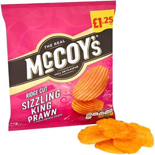 McCoy's sizzling king prawn 65g (BB 19/04/2025)